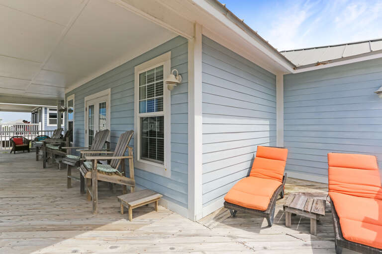 Top Floor Deck off of Master Bedroom