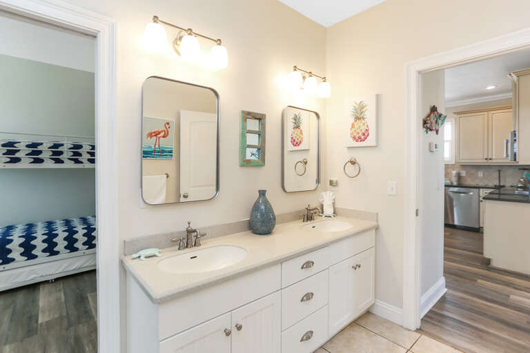 Full Bath on 1st Floor