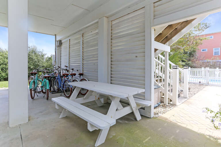 Picnic Area Under House