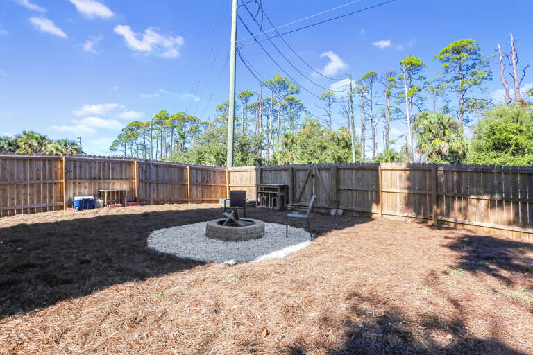 Fenced Backyard