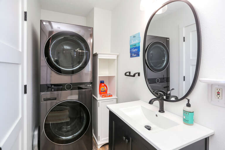 Full Bath with Laundry