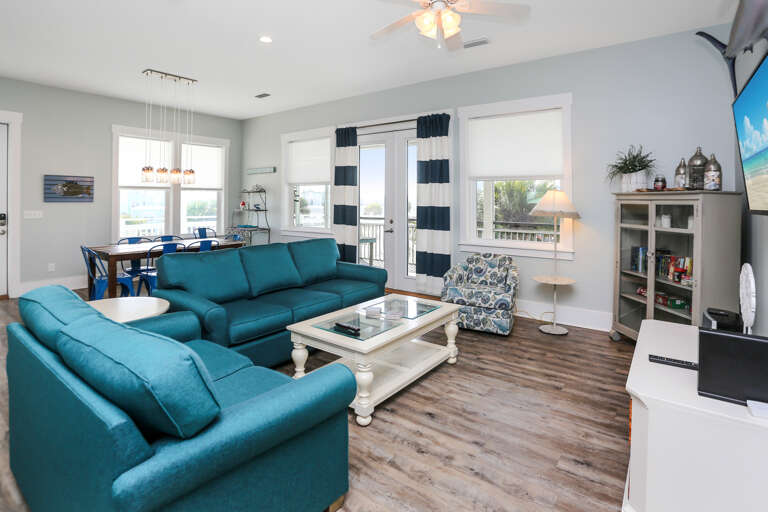 Living Room with View of Dining Area Living Room with View of Dining Area