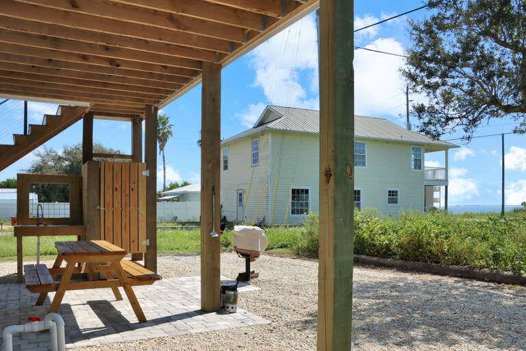 Grilling Area Under House