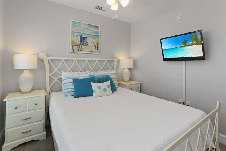 Bedroom 1 with TV