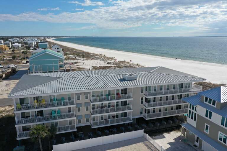 West Side of Condo Building