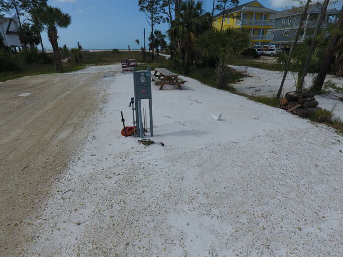 Utility Hook Ups, Picnic Table, & Firepit