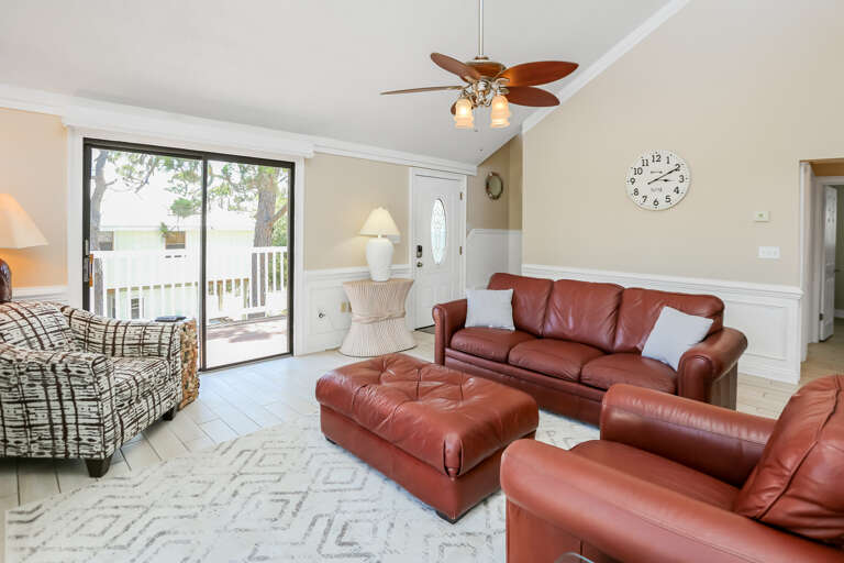 Living Room with View on Deck