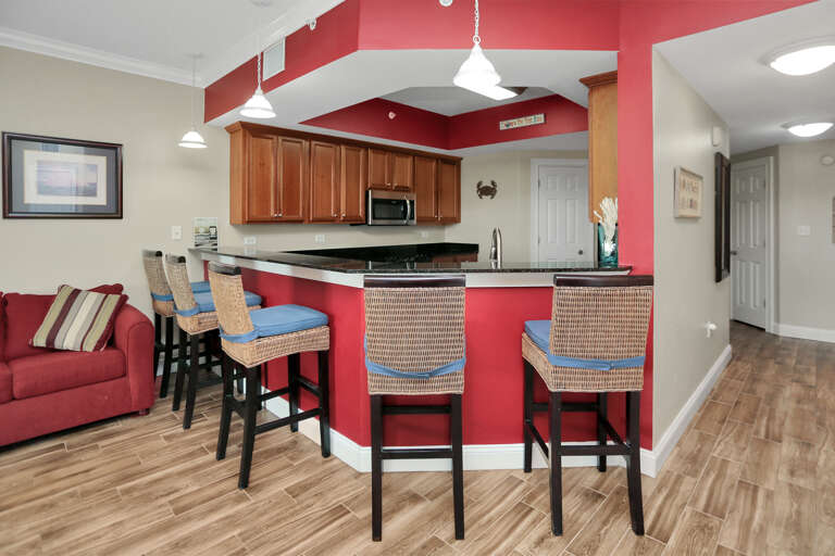 Kitchen with Bar Seating