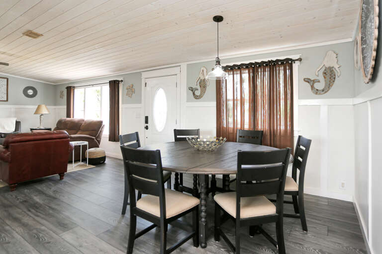 Dining Area & Living Room