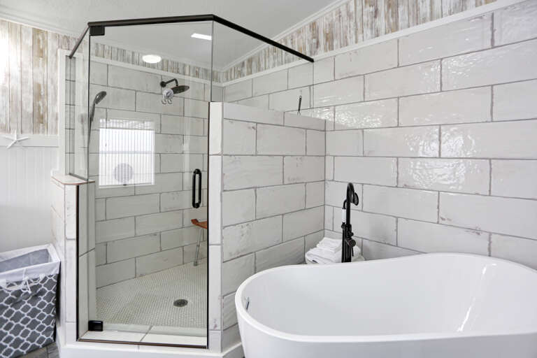 Master Bath Shower & Tub