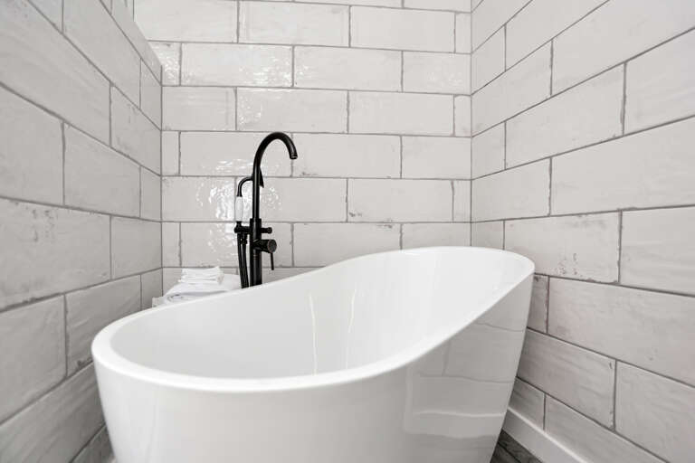 Soaking Tub in Master Bath