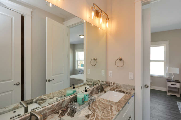 Full Bath Connecting Bedroom 2 & 3