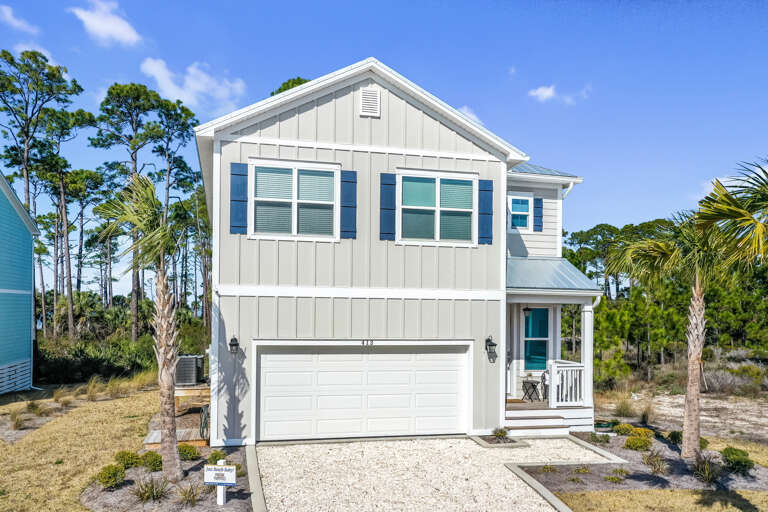 Beachside Exterior with Garage