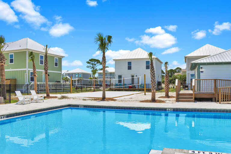 Community Pool and Sand Volleyball Court