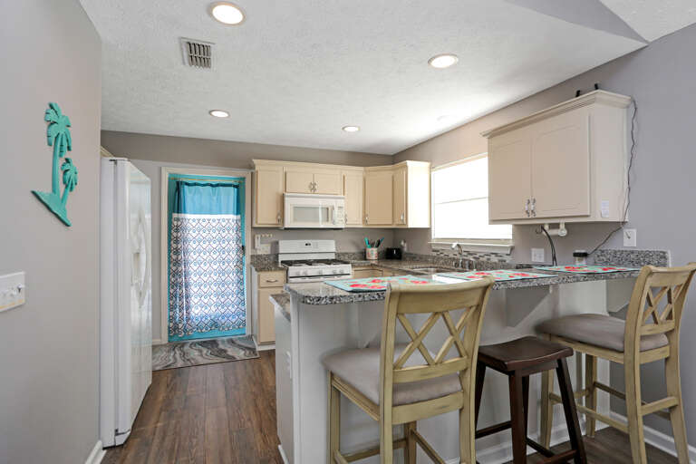 Kitchen with Bar Seating