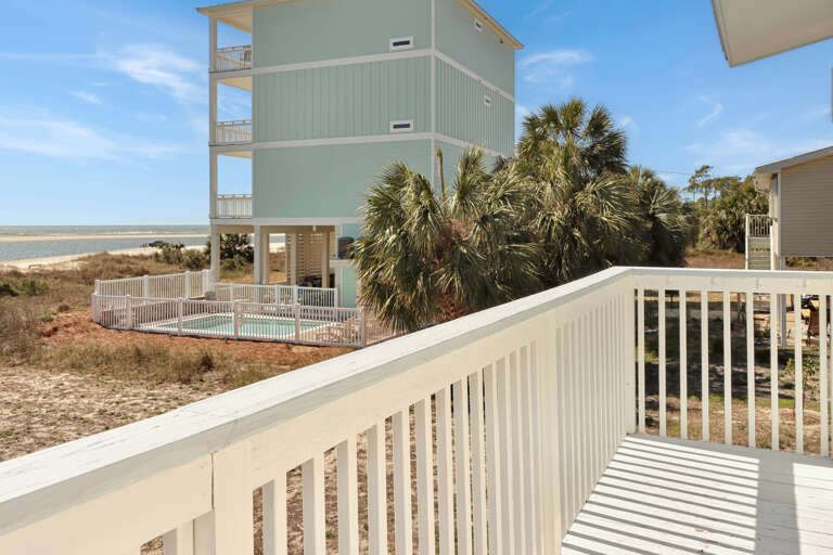 Side Deck with Bedroom Entrance