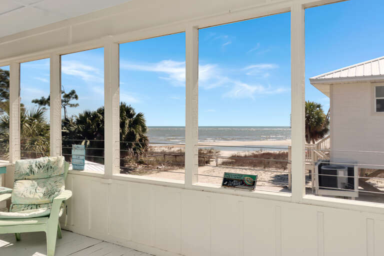Screened Deck View