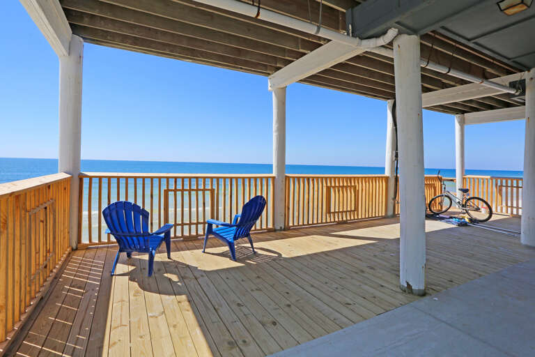 Deck Under House