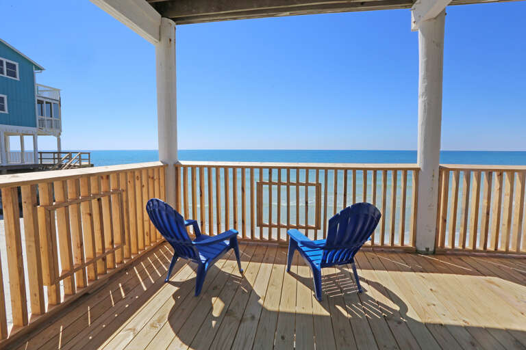 Seating with a View Under House