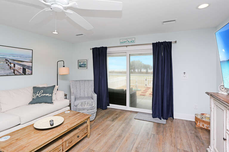 Living Room View onto Patio