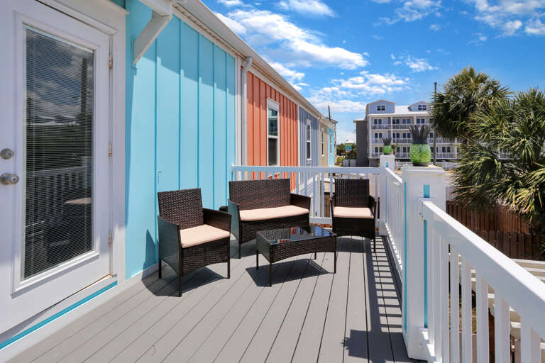 Bedroom 2 - Furnished Deck