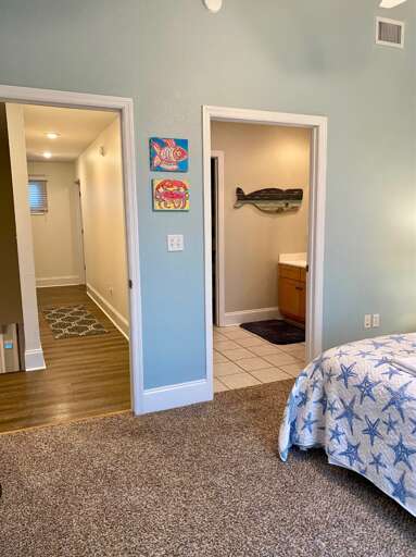 Bedroom 3 Hallway & Full Bath