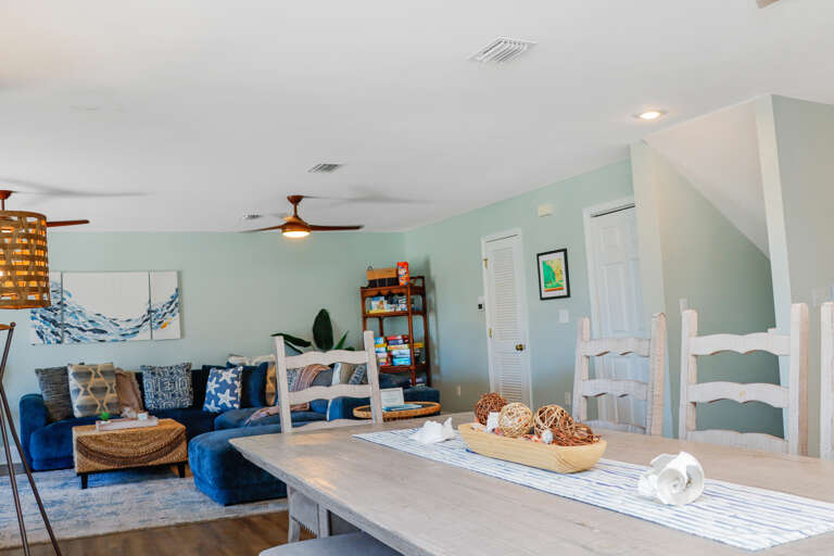 Dining Area and Living Room
