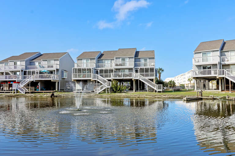 Exterior View from Across the Pond