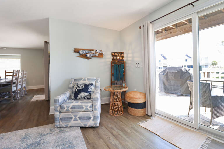 Living Room and Deck