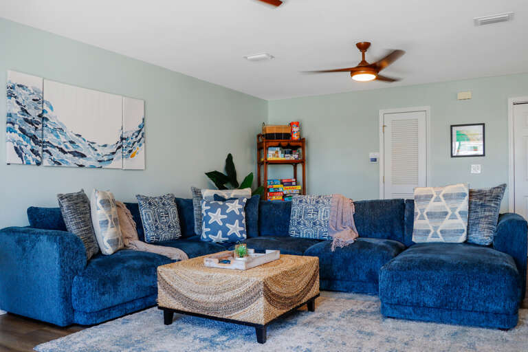 Living Room with Sectional Seating