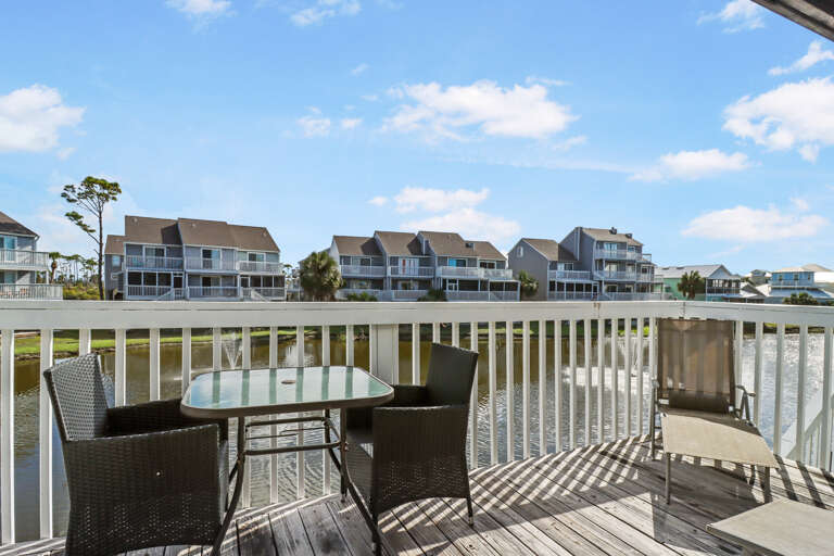 View of Pond from Open Deck