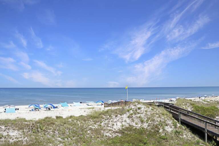 Bedroom 1 - Beach View from Deck