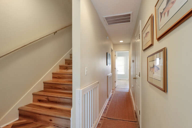 Second Floor Hallway with Steps to Top Floor