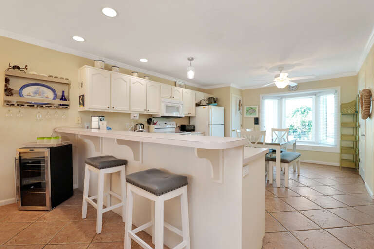 Kitchen with Bar Seating