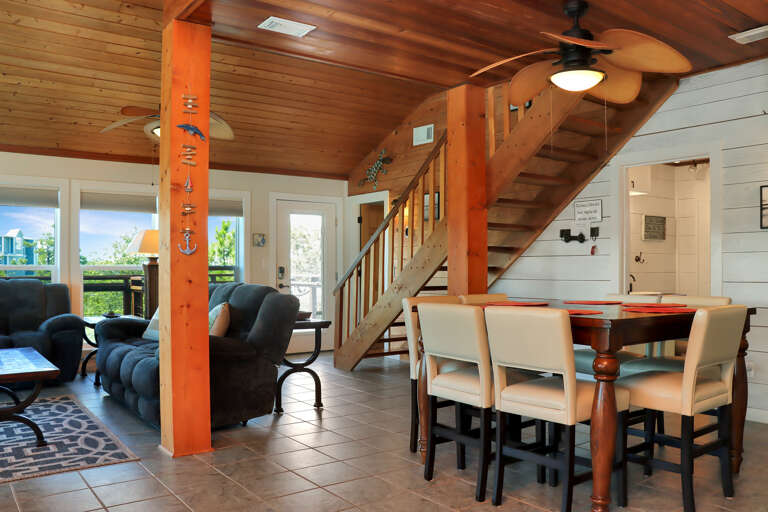 Dining Area and Full Bath