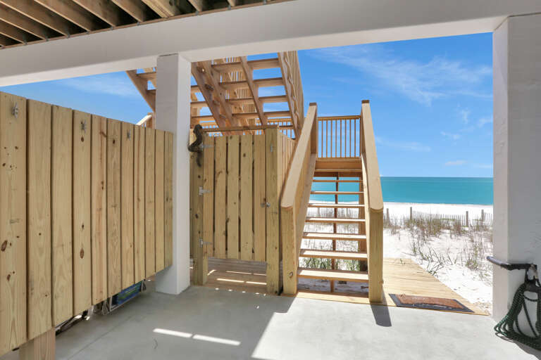 Beach Access and Outdoor Shower