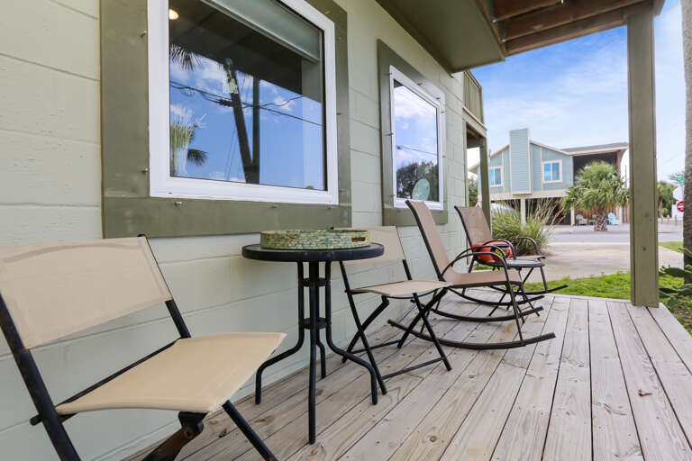 Covered Deck Seating