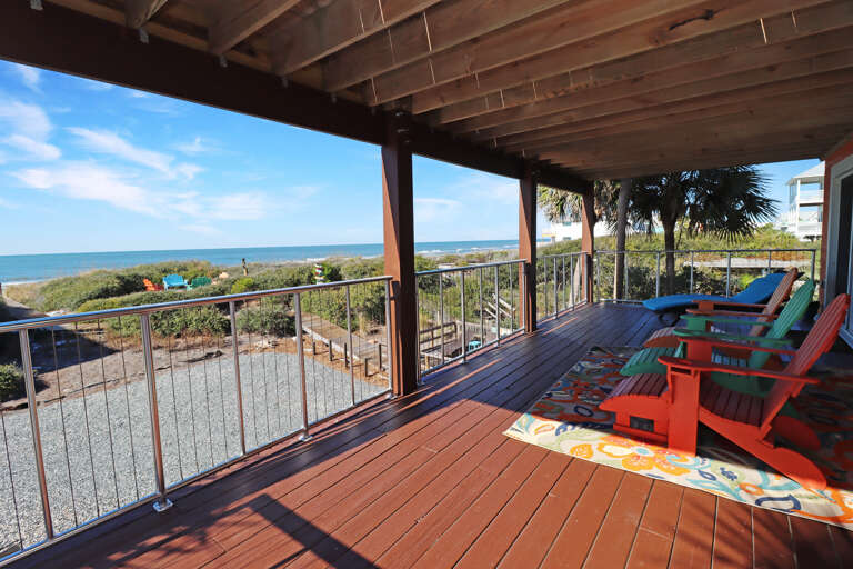 First Floor Beachfront Deck