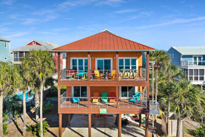Two Floors of Furnished Beach View Decks