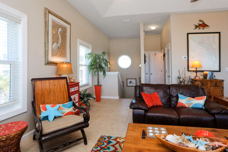 Living Area with Half Bath