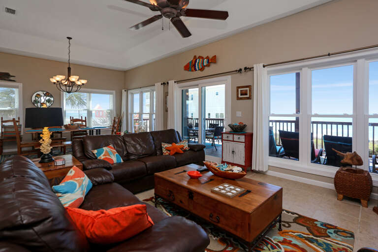 Living and Dining Area on Top Floor