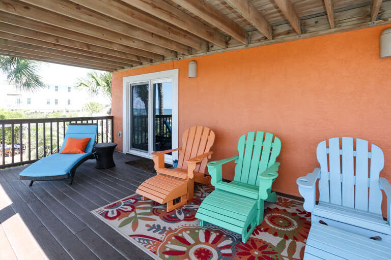 Lounging on the Deck