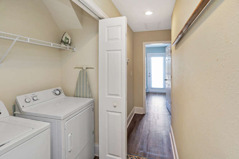 Laundry Closet in Hallway