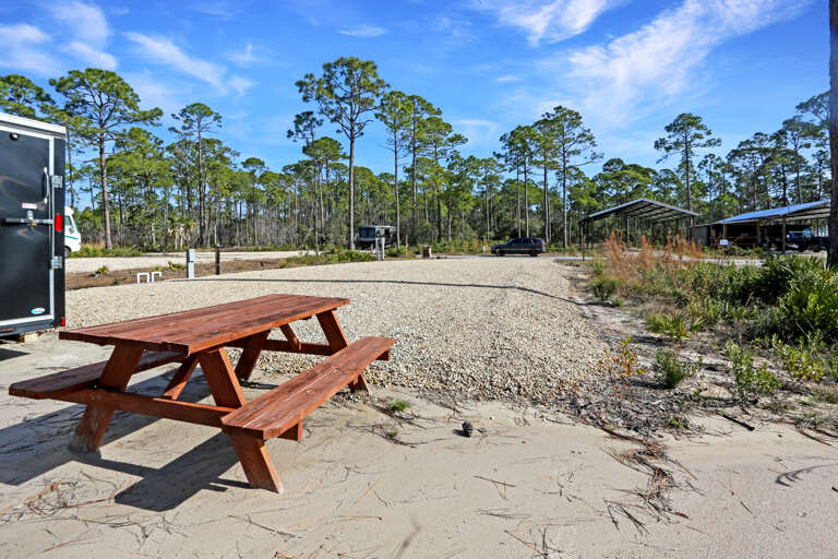Private Picnic Table at Back of Lot Private Picnic Table at Back of Lot