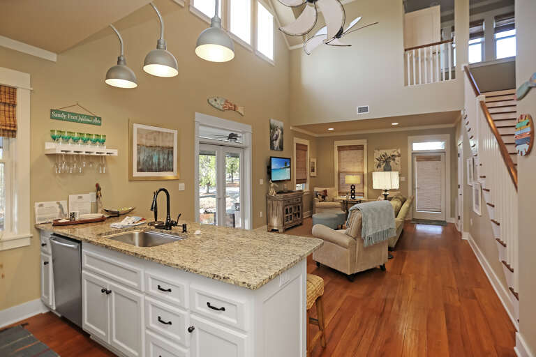Kitchen & Living Area