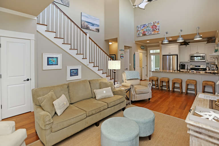 Living Area & Bar Seating