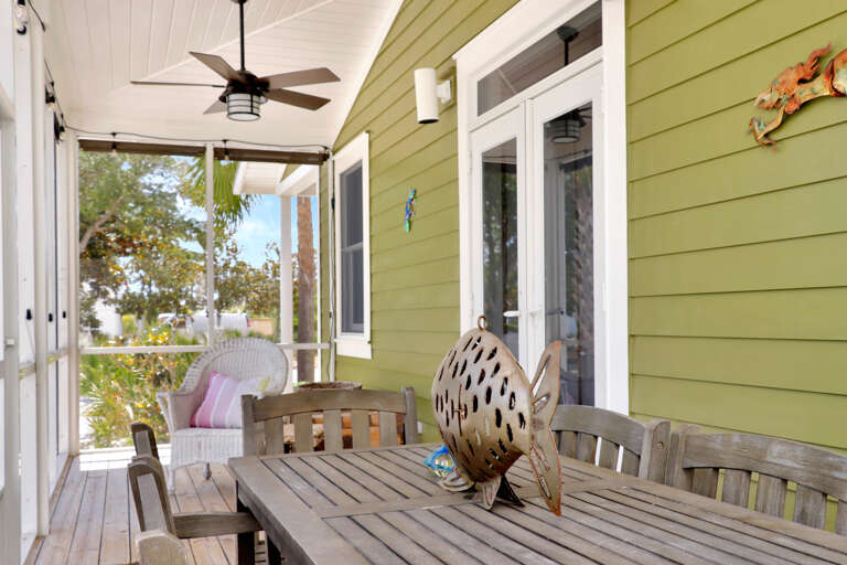 Screened Porch on Side of House