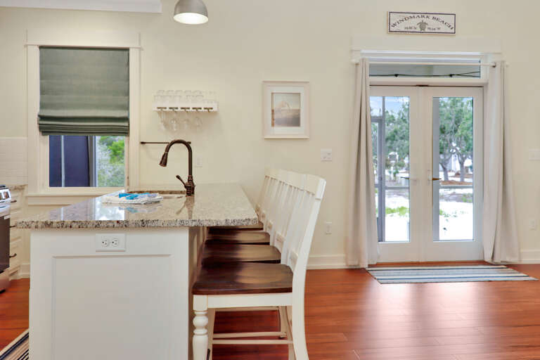 Kitchen Bar and Screened Porch