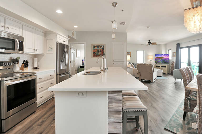 Kitchen and Living Area Kitchen and Living Area