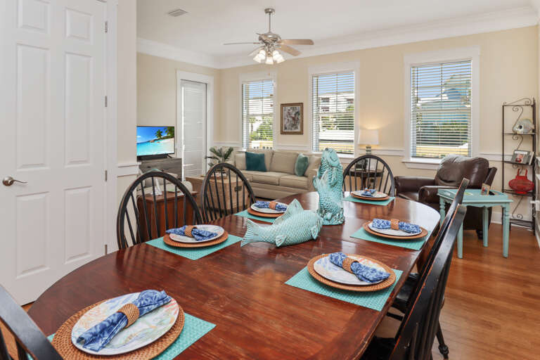 Dining Area and Living Room